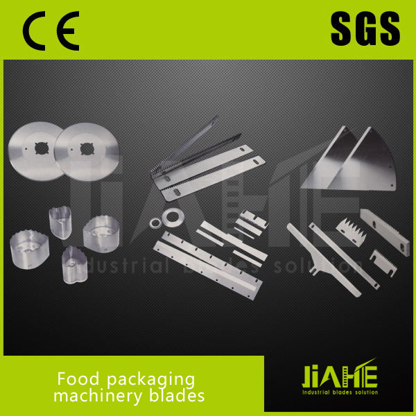 Food packaging machinery blades